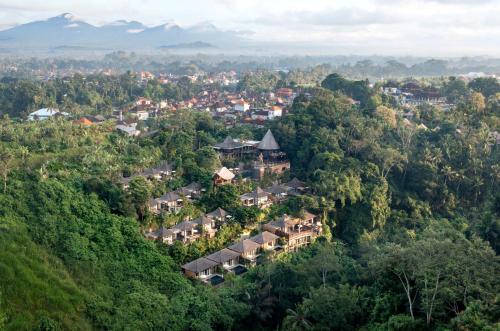The Kayon Valley Resort — Bird's eye view