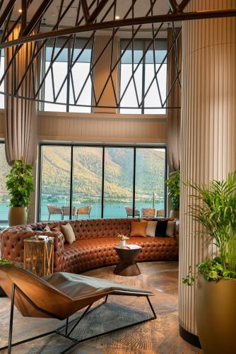 Lujo Hotel Bodrumにあるシーティングエリア