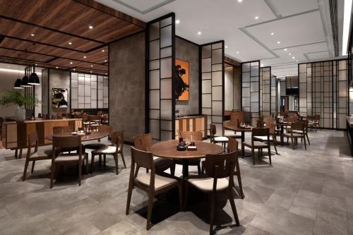 Restaurace v ubytování New World Langfang Hotel