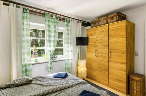 Postel nebo postele na pokoji v ubytování Haus Soltborg