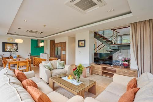Χώρος καθιστικού στο Ocean Sunny Villas Da Nang