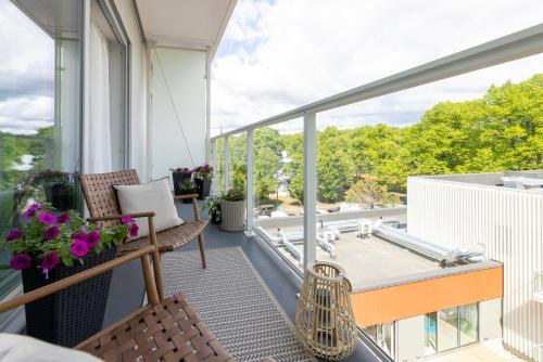 Μπαλκόνι ή βεράντα στο Tempus Te apArts Pärnu with balcony