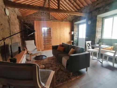 Χώρος καθιστικού στο Casa C'alma