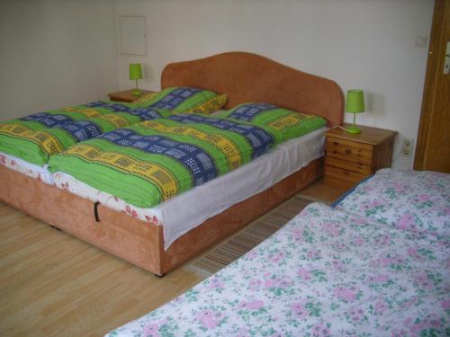 Postel nebo postele na pokoji v ubytování Ferienwohnung Barthel