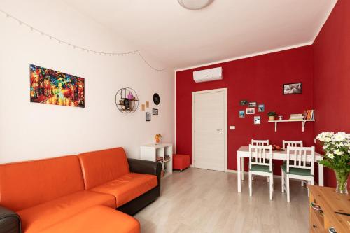 Posezení v ubytování Cosy flat