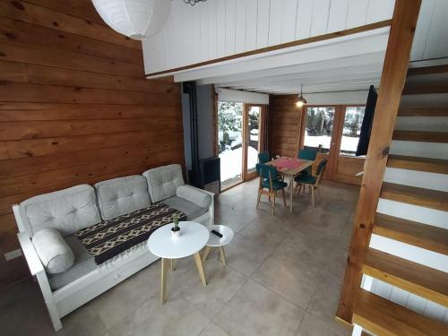 Χώρος καθιστικού στο Casita de la Montaña