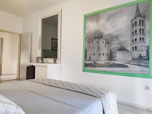 Ένα ή περισσότερα κρεβάτια σε δωμάτιο στο Apartments Helena