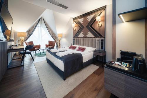 Rysy Boutique Hotelにあるベッド