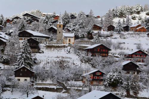 Magnifique chalet d'époque v zimě