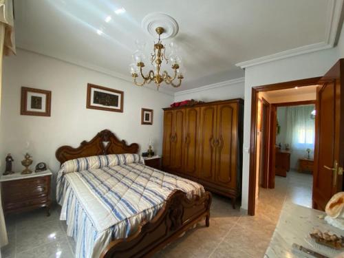 En eller flere senger på et rom på Piso en Ciudad Real