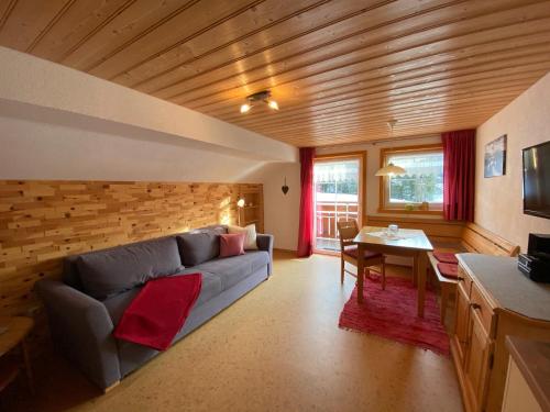 Ruang duduk di Gästehaus Nussbaumer
