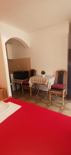Χώρος καθιστικού στο Sobe i apartmani Marović