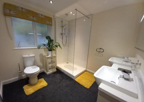 Et badeværelse på Gerddi'r Coed