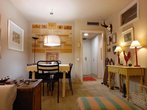Posezení v ubytování BAQUEIRA BERET, Apartamento a pie de pistas