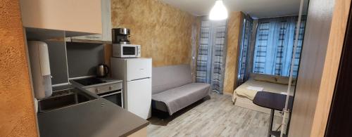 Kuchyň nebo kuchyňský kout v ubytování Colonel apartment 954