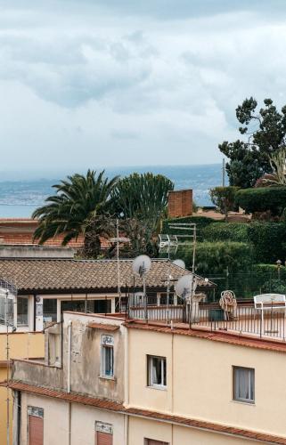 a view from the roof of a building at Domus D'este by Taormina Holidays in Taormina