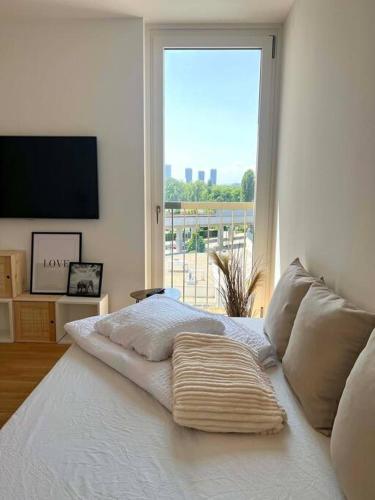 Donaublick Oasis: Stylische Wohnung