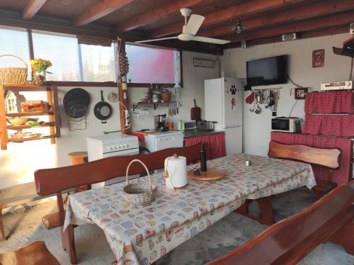 Kuchyň nebo kuchyňský kout v ubytování Rooms Carija