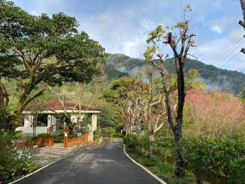 a road leading to a house in a forest at 南庄蔓森活Nan Juang Man Son Living in Nanzhuang