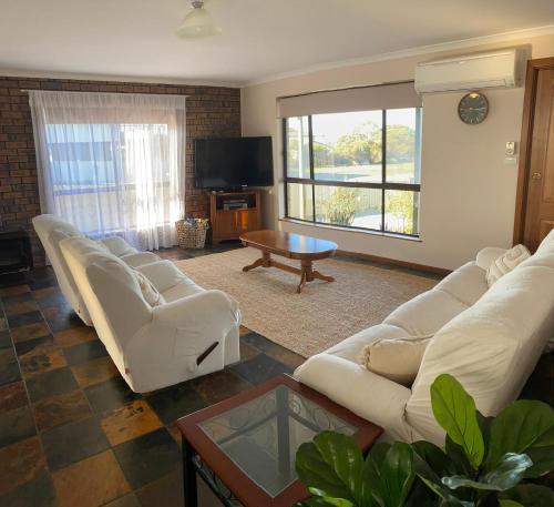 Un lugar para sentarse en Captain's Quarters