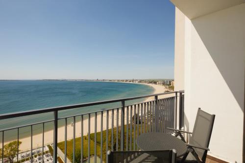 a balcony with a view of the beach at Secrets Sunny Beach Resort and Spa - Premium All Inclusive - Adults Only in Sunny Beach