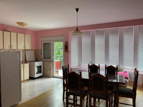 Dining area in a vendégházakat