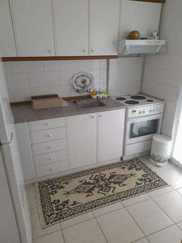 Kuchyň nebo kuchyňský kout v ubytování Maisonette Basilissa