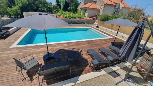 Apartment in Kastel Luksic with terrace, air conditioning, W-LAN, washing machine 5107-3