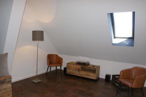 Ruang duduk di Dock2Apartment Rügen Whg 3 großer Balkon, ruhige Lage
