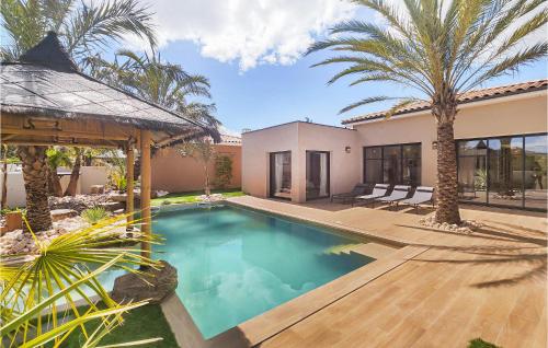Beautiful Home In Puimisson With Swimming Pool, Private Swimming Pool And 5 Bedrooms