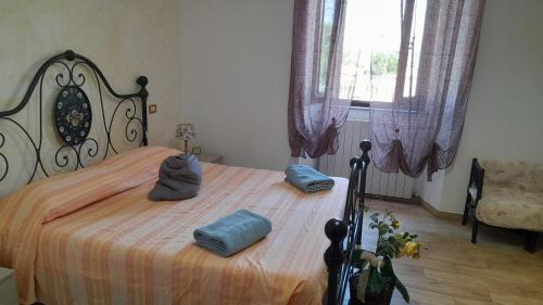 En eller flere senger på et rom på Casa vacanza ribolla