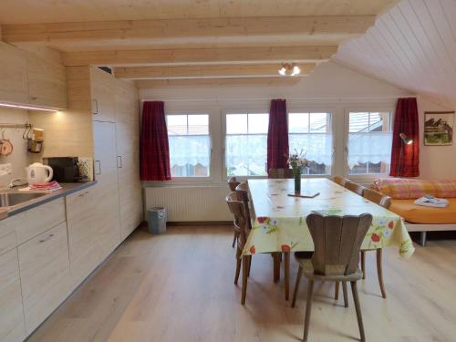 Kuchyň nebo kuchyňský kout v ubytování Apartment Beim Thor by Interhome