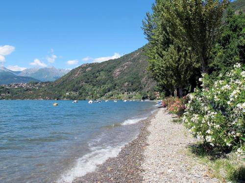 a beach with trees and a body of water at Apartment Vento Errante by Interhome in Dorio