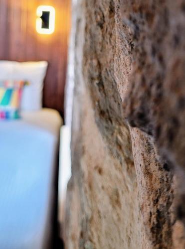 Ένα ή περισσότερα κρεβάτια σε δωμάτιο στο Authentic Bodrum Villa with Special Private Pool