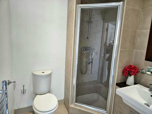 Ein Badezimmer in der Unterkunft The swan at compton