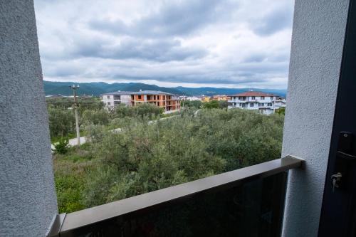 a view from the balcony of a building at Eleia Hotel İznik in Bursa