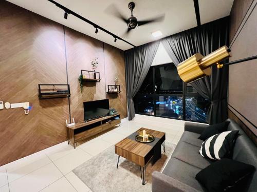 Posezení v ubytování Le Pavilion Premium Suite, Condo at Puchong