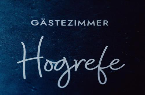 a sign that says hello hype in white handwriting at Gemütliches Gästezimmer in Eickeloh