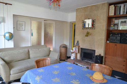 Χώρος καθιστικού στο Vacances en famille aux Gabions