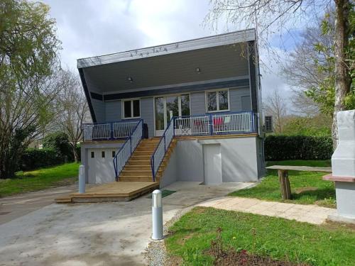 Les hirondelles au bord de l'eau