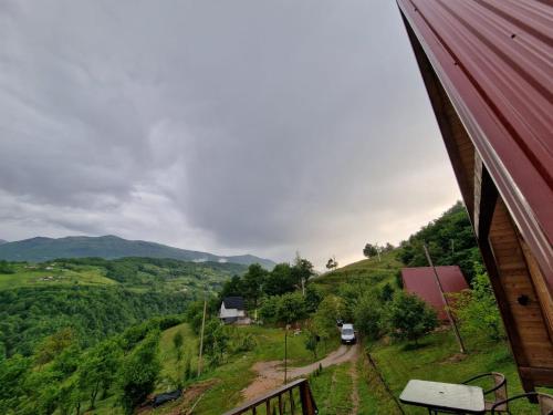 a view from a house looking out on a mountain at The view D in Bijelo Polje