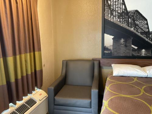 Ruang duduk di Super 8 by Wyndham Chattanooga/East Ridge
