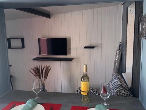 Pavillon 2 étoiles climatisé, 4 pers, parking, Argelès-sur-Mer - FR-1-732-28