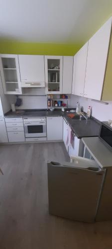 Kuchyň nebo kuchyňský kout v ubytování Apartmán Železná Ruda