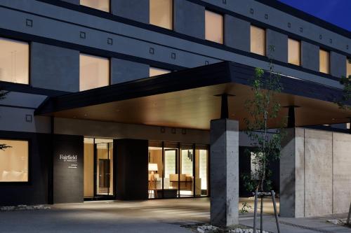 a large building with a lot of windows at Fairfield by Marriott Kyoto Kyotamba in Nantan city