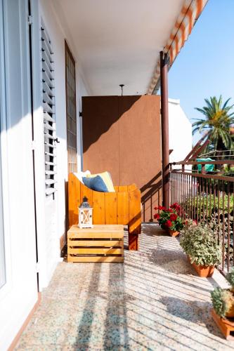 Μπαλκόνι ή βεράντα στο Sea View Apartment Ana