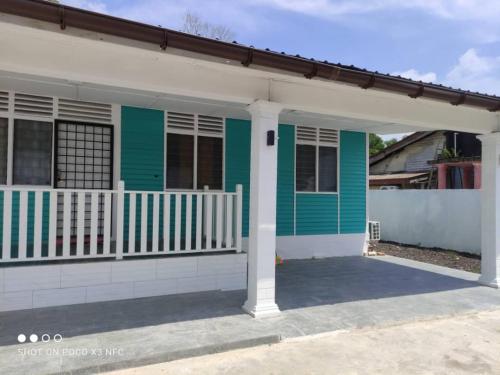 Bygningen som feriehuset ligger i