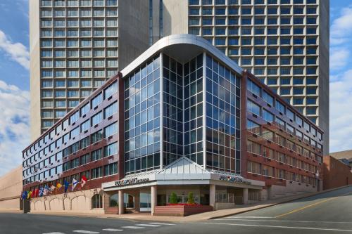 a large office building with a large building at Four Points by Sheraton Halifax in Halifax