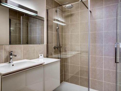 ห้องน้ำของ Appartement Megève, 2 pièces, 4 personnes - FR-1-453-62
