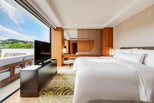 Televisyen dan/atau pusat hiburan di The Westin Tashee Resort, Taoyuan